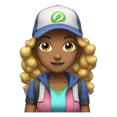 Serena Pokemon Trainer sticker