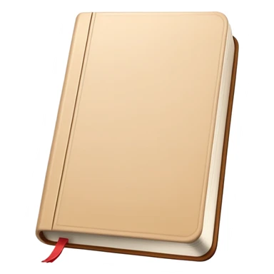 Aesthetic bege book sticker