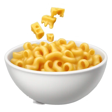 bowl with mac and cheese sticker