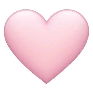 Light pink heart sticker