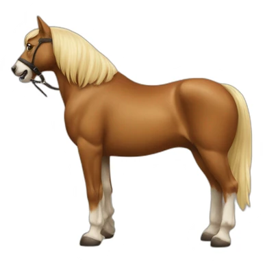Chat sur chien sur cheval sticker