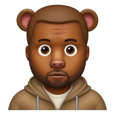 kanye west bear man sticker