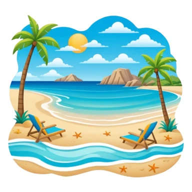 Stickers de playa sticker