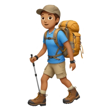 hiking sticker