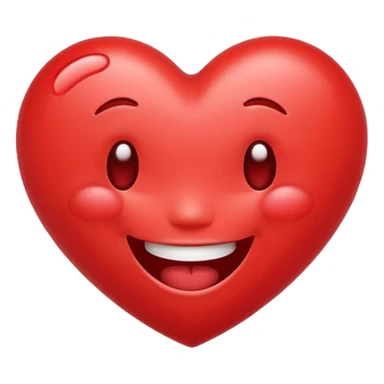 Heart emoji laughing  with tears sticker