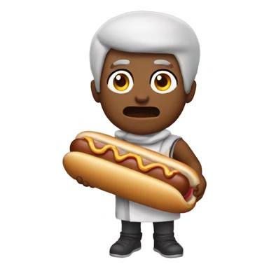 Gog eating hotdog sticker