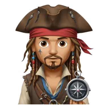 captain jack sparrow sticker