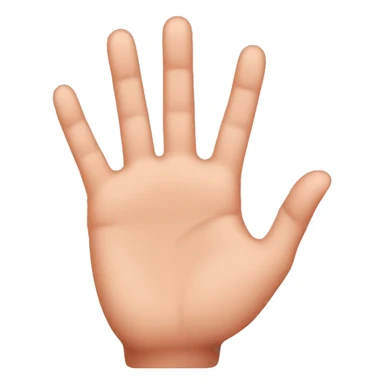 Hand with short pinky sticker