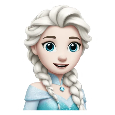 elsa as olaf sticker