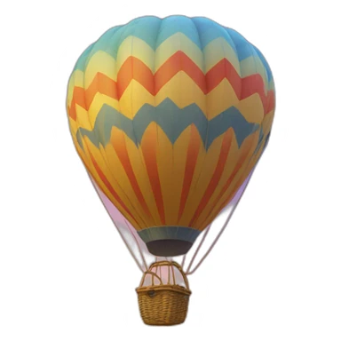 hot-air balloon sticker