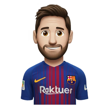 Messi alzado un dedo  sticker