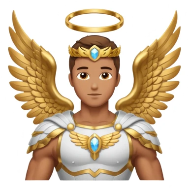 Aesthetic masculine archangel  sticker