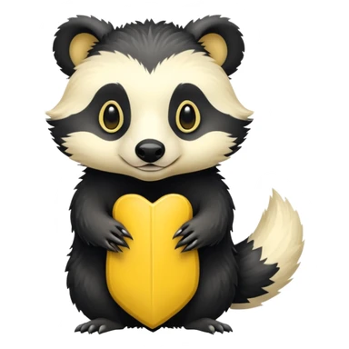 Hufflepuff badger sticker