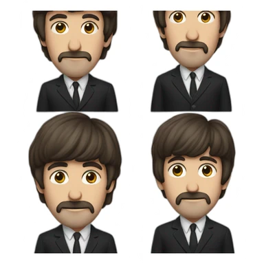 the Beatles sticker