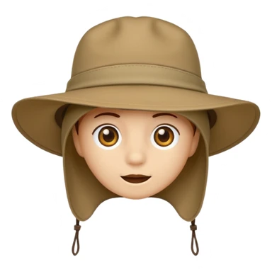 safari hat sticker