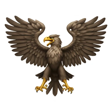 Double headed eagle  sticker