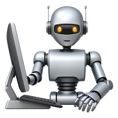 AIOps robot monitoring computer systems sticker