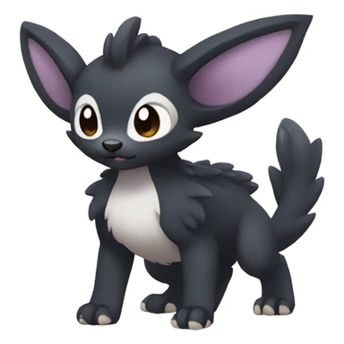 Cute cool dark animal hybrid Fakemon full body sticker