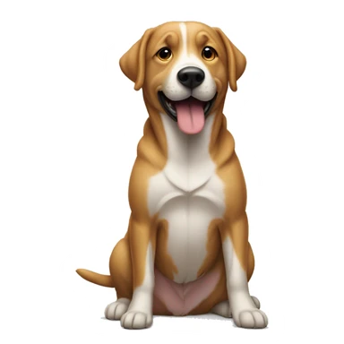 Un perrito esperando un Men’s  sticker