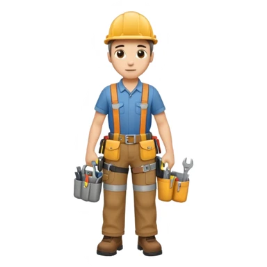 Repairs and Maintenance, tools belt, full body sticker