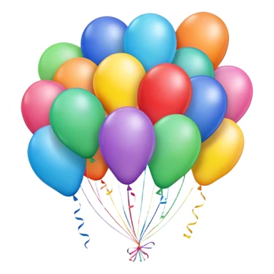 21st birthday balloons sticker