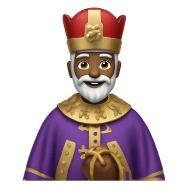 Sinterklaas mijter sticker