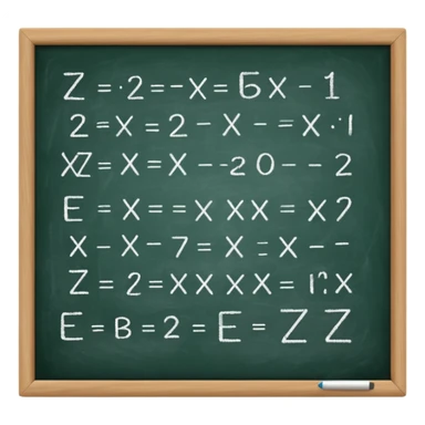 math formula on a chalkboard sticker