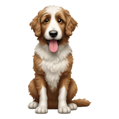 Aussie doodle sticker