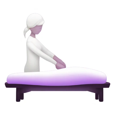 massage purple light sticker