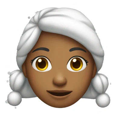 Christmas girl sticker