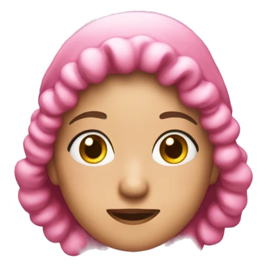 Pink christmas sticker