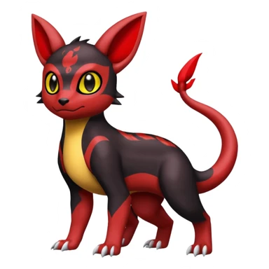 Umbreon-Charmeleon-Guilmon-fusion sticker
