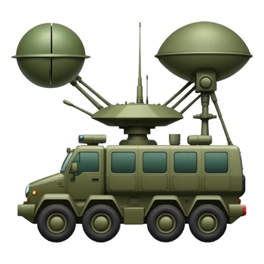 vehicle with electronic warfare equipment sticker