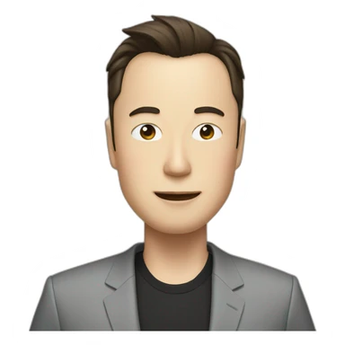 japanese elon musk sticker