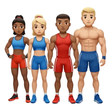 4 HYROX ATHLETES sticker