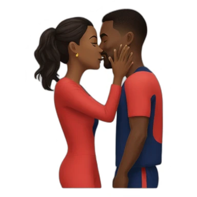 Semedo kiss his wife sticker
