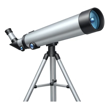 A telescope aimed 90 degrees sticker