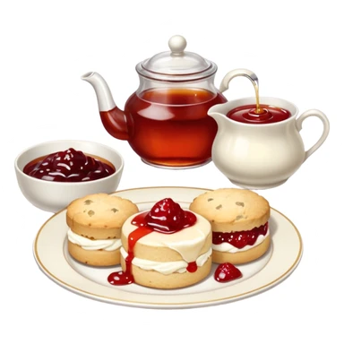 Wnglish afternoon tea sticker