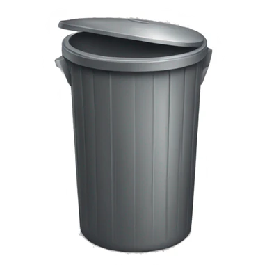 trash can overflow. close the lid sticker