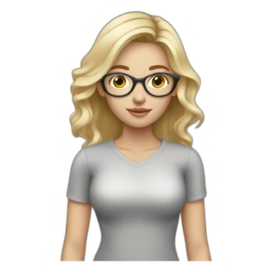 female-photographer-taking-a-picture-light-skinned-long-dark blondehair grey eyes sticker