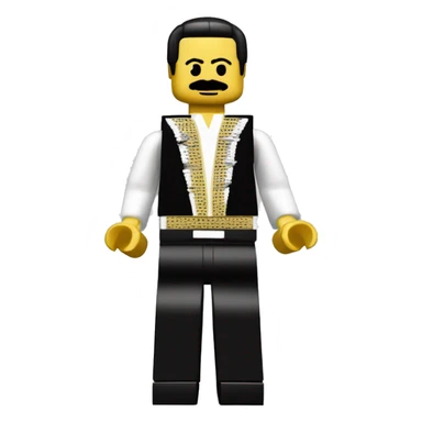 FREDDIE MERCURY lego full body sticker