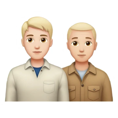 Человек стоит рядом с домом и рядом с ним стоит литвин sticker