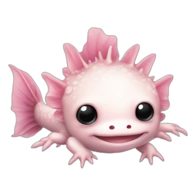 baby Axolotl sticker