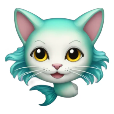 Cat Mermaid sticker
