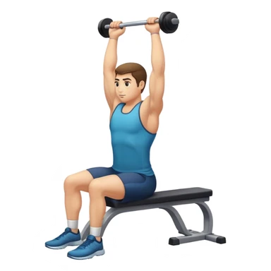 tricep-extension exercise sticker