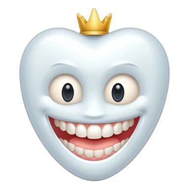 White teeth sticker