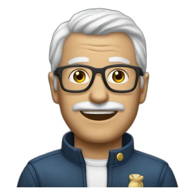 Jean claude vandame  sticker