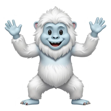 yeti dancing sticker