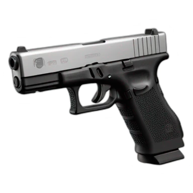 Pistol glock 17 sticker