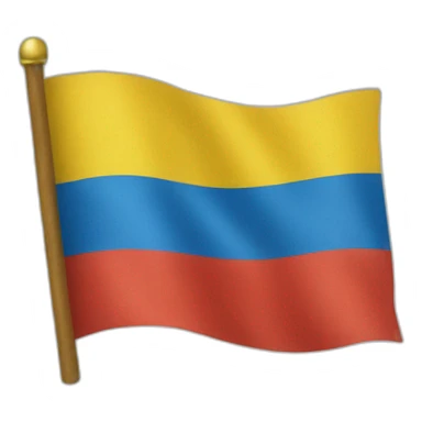 Congo flag sticker